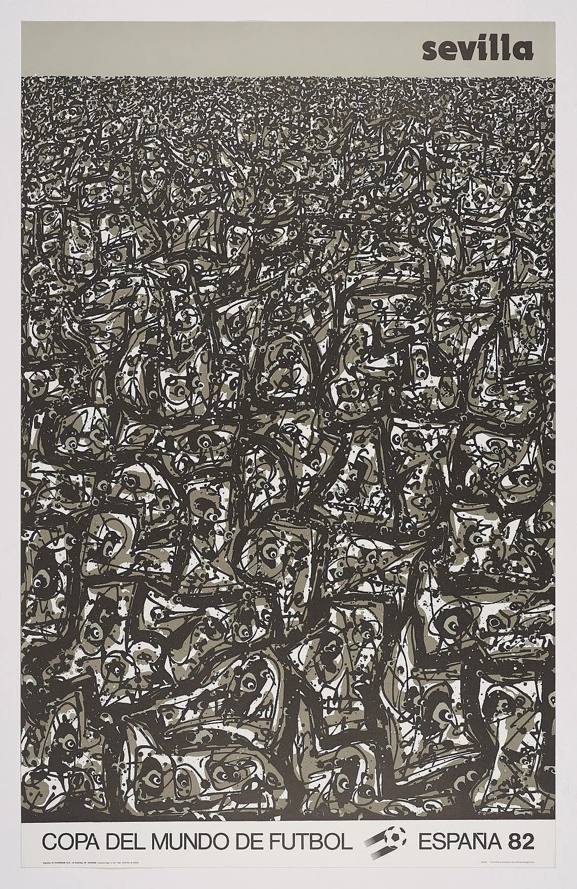 Antonio Saura · La multitud (Sevilla)