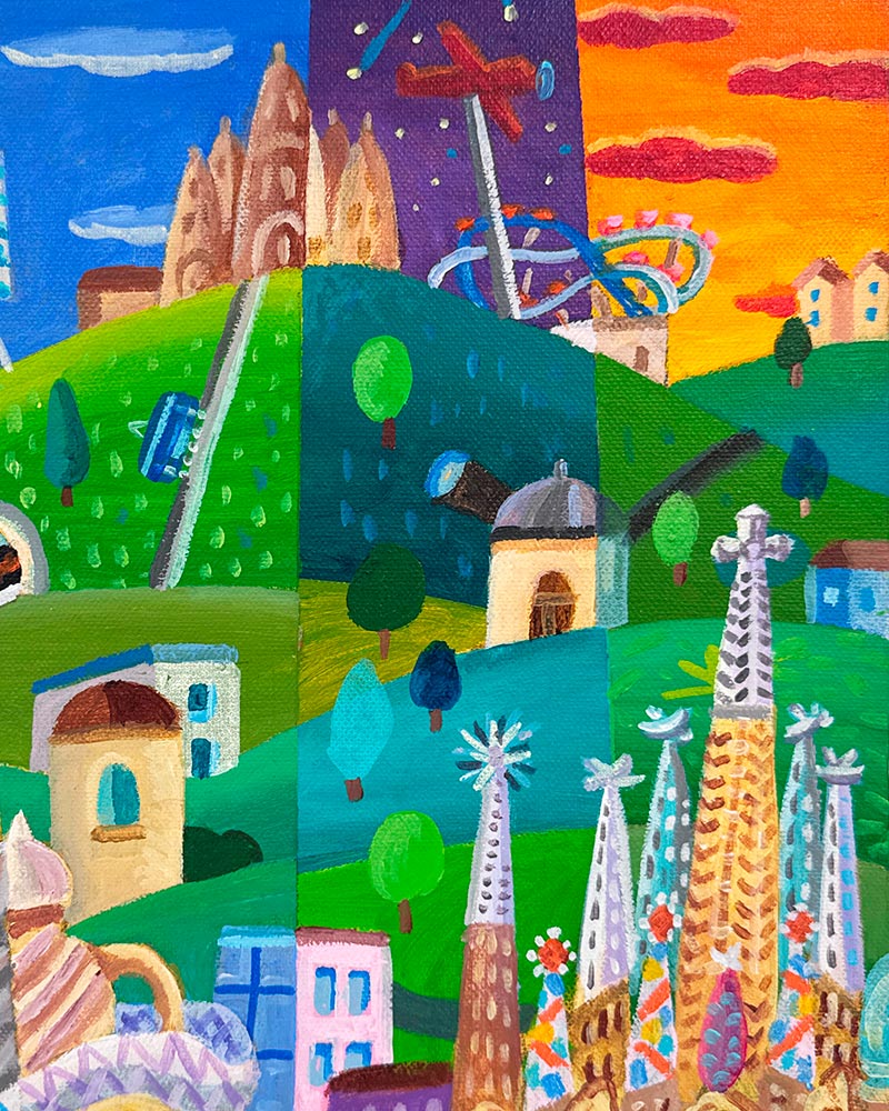 Philip Stanton · Barcelona Skyline