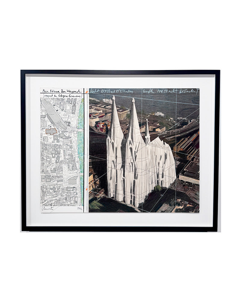 Christo · Mi catedral de Colonia envuelta ( Proyecto para Colonia - Alemania)
