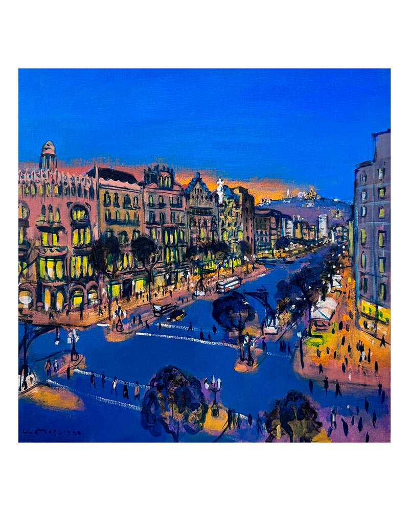 Josep Moscardó · Paseo de Gracia noche