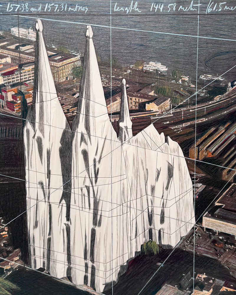 Christo · Mi catedral de Colonia envuelta ( Proyecto para Colonia - Alemania)