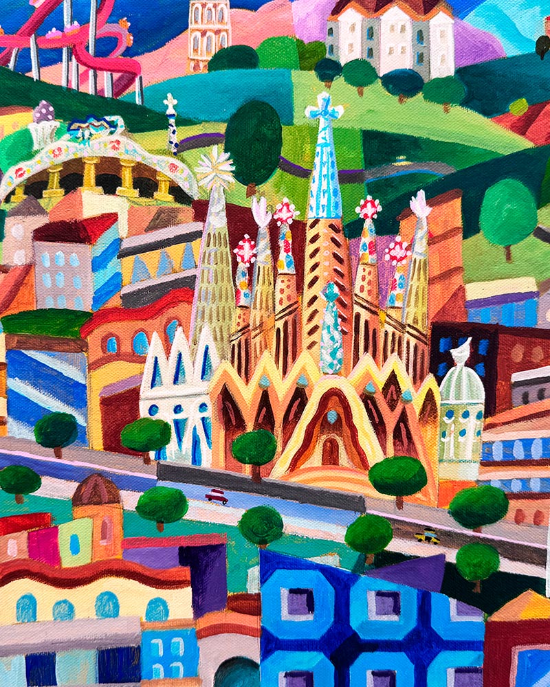 Philip Stanton · Barcelona Skyline (Grande)
