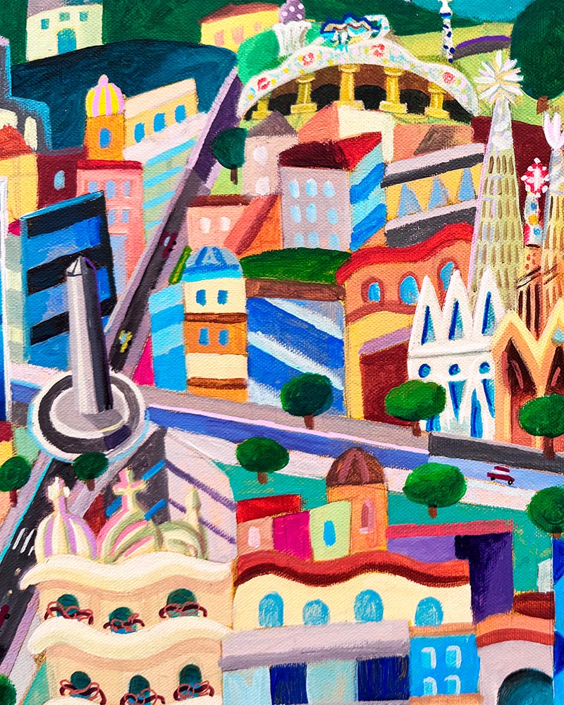 Philip Stanton · Barcelona Skyline (Grande)