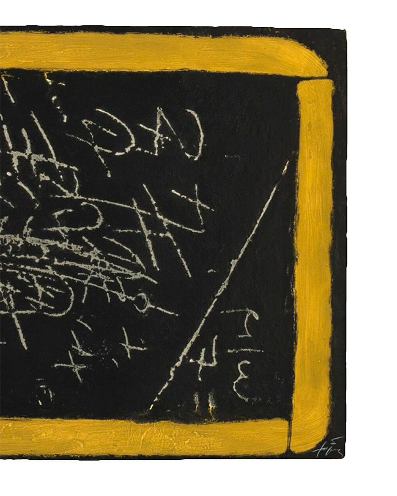 Antoni Tàpies · Pizarra