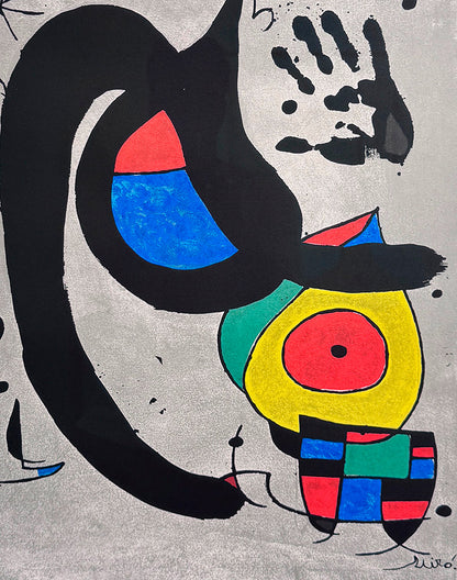 Joan Miró · Gato y mano