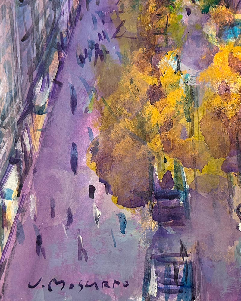 Josep Moscardó - Paseo de Gracía y mar