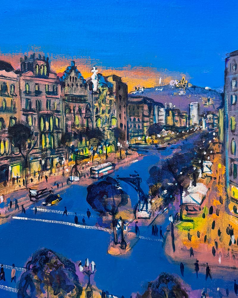 Josep Moscardó · Paseo de Gracia noche