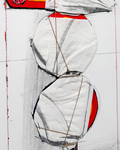 Christo · Señal de tráfico envuelta (Proyecto Luz 65)